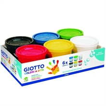 Colori A Dita Giotto 6Fl 200Ml