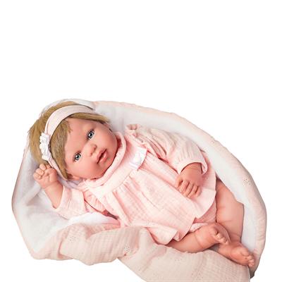 ARIAS - REBORN VALENTINA Bambola cm.45 BIONDA 98067 MORBIDO
