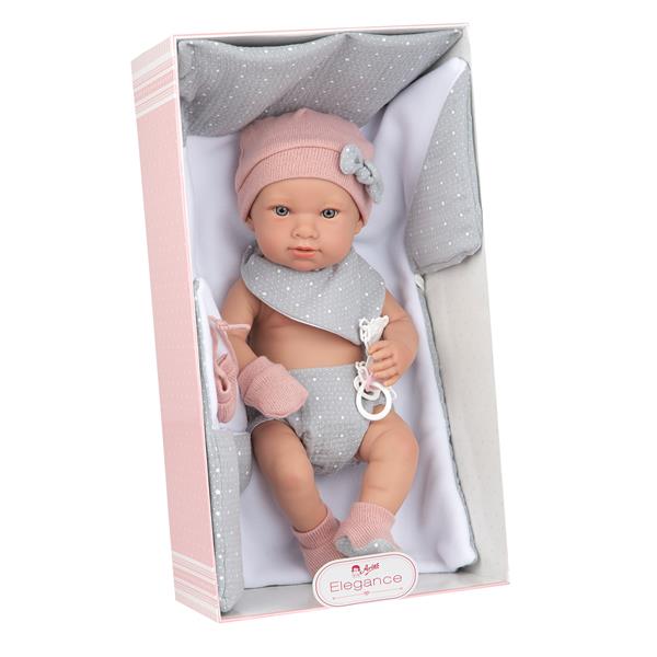 ARIAS - Bebè SARA cm.42 con FASCIATOIO e Guantini 65287 VINILE