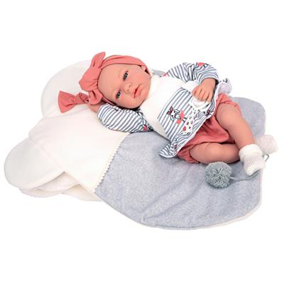 ARIAS - Bebè 40 cm RIDE Vestitino con Righe 60688 NEW MODEL