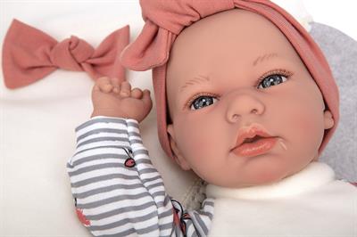 ARIAS - Bebè 40 cm RIDE Vestitino con Righe 60688 NEW MODEL