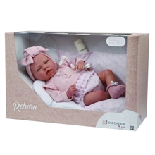 ARIAS - REBORN ALBA Bebè cm.40 Rosa e Perle 98121 VINILE