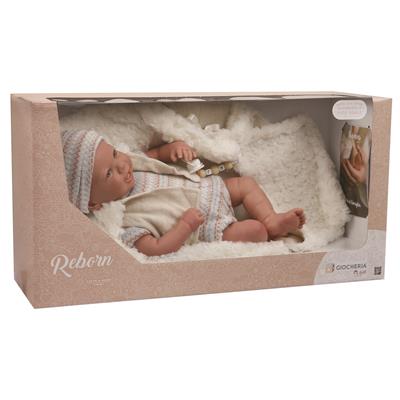 ARIAS - REBORN MATILDE Bebè cm.45 Sacco BEIGE 98126 MORBIDO