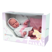 ARIAS TRUDI - Bebe' cm.38 BAGNETTO con Accappatoio 60709  VINILE