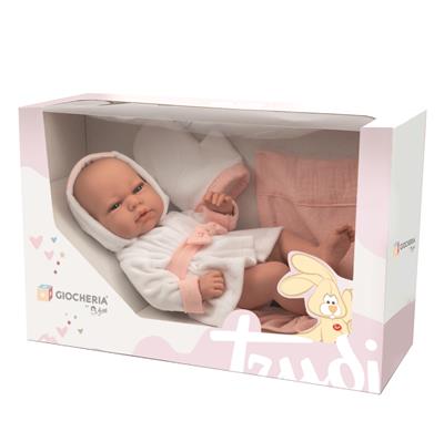 ARIAS TRUDI - Bebe' cm.38 BAGNETTO con Accappatoio 60709  VINILE