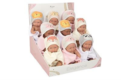 ARIAS - Bambole 26 cm in Accappatoio Assortiti 60749 in Display