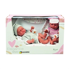 ARIAS - Gemelli 26 cm Rosa e Grigio Corpo VINILE 60757