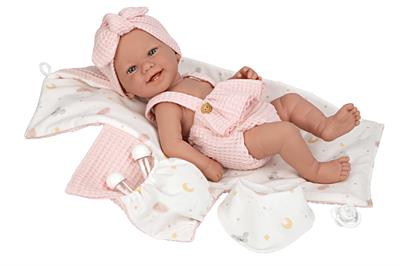 ARIAS - SARA Bebè cm.42 con Fasciatoio VINILE 65371