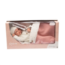 ARIAS - REBORN OLIVIA Bebè cm.45 Sacco Nanna ROSA