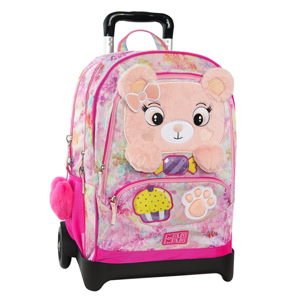 Zaino Organizzato Trolley Staccabile Orso Mofumofu