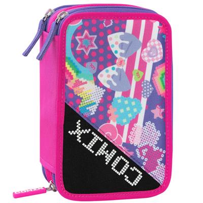 Astuccio 3 Zip Comix Ult.Bright Harayuku Girl