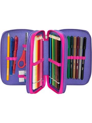 Astuccio 3 Zip Comix Ult.Bright Harayuku Girl