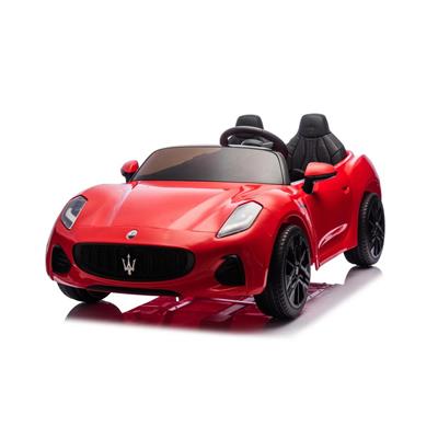 Auto Maserati Folgore Rosso Sedile In Pelle 12Volt