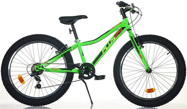 Bicicletta 24 Verde Fluo Plus