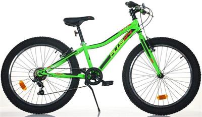 Bicicletta 24 Verde Fluo Plus