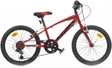 Bicicletta 20 MTB Boy Rossa