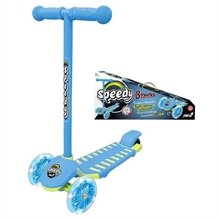 Scooter Speedy Azzurro C/Ruote Lumi