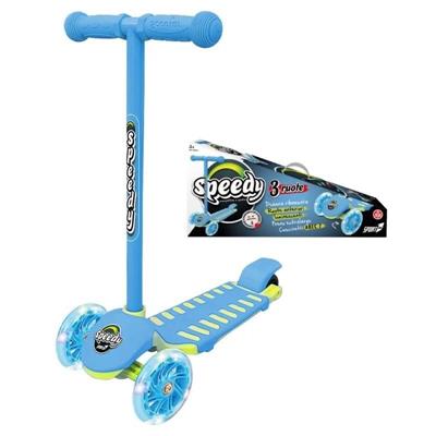 Scooter Speedy Azzurro C/Ruote Lumi