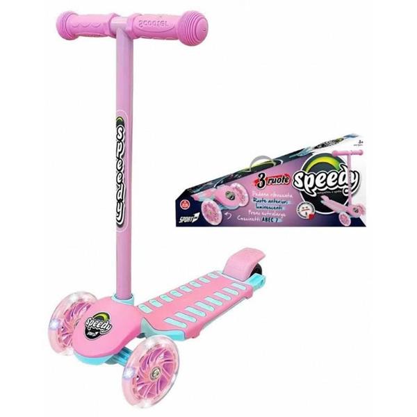 Scooter Speedy Rosa C/Ruote Luminos