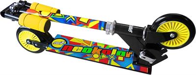 Monopattino Due Ruote Neokolor Nero Pieghevole