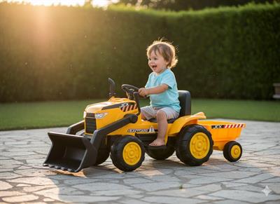 Trattore Con Ruspa  12Volt