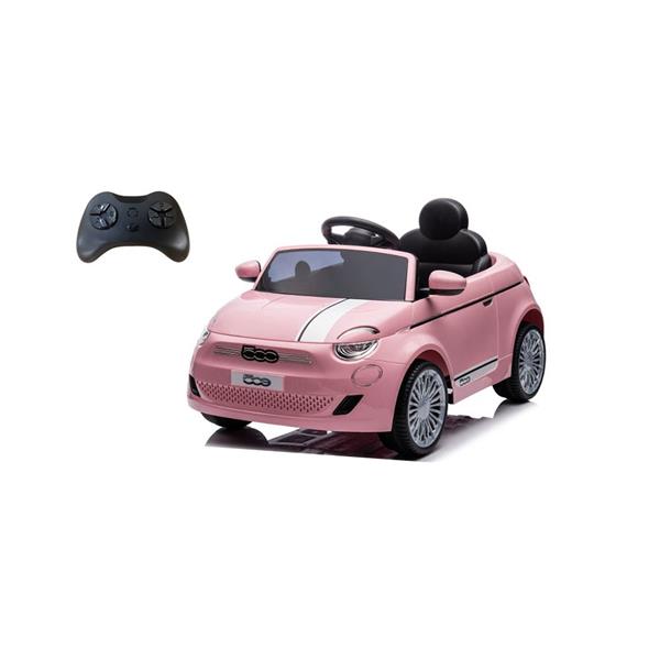 Auto Nuova Fiat 500 Rosa 12Volt