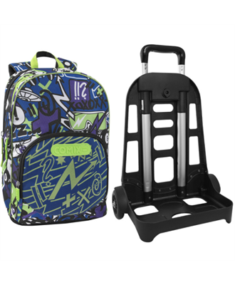 ZAINO ORGANIZZATO TROLLEY STACC.NEW COMIX BRIGHT BOY/