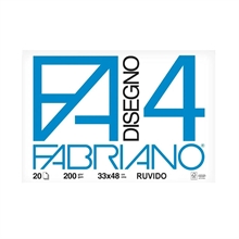 Album F4 Blocco 20Fg 33X48 Ruvido Fabriano