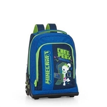 ZAINO ORGANIZZATO TROLLEY PREMIUM NEW CHRT MINECRAFT/