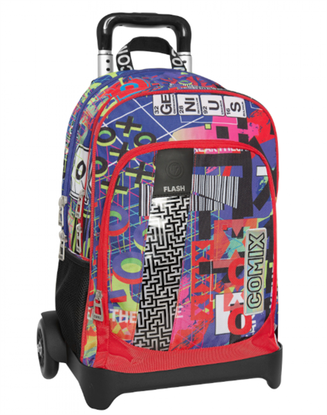 ZAINO TROLLEY STACCABILE COMIX FLASH ENJOY GENIUS..