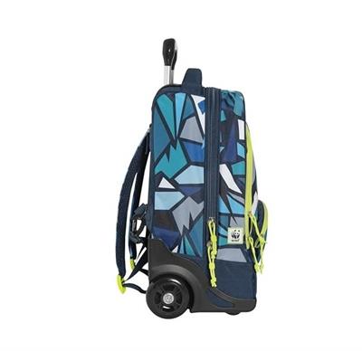 ZAINO ORGANIZZATO TROLLEY PREMIUM WWF ILLUSTRATO PROCIONE..