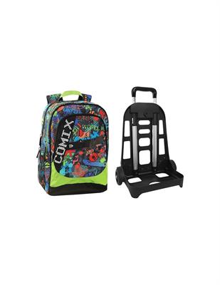 Zaino Organizzato Trolley Stacc.Comix Bright Street  Boy..