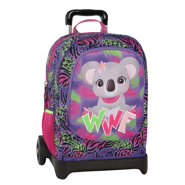 Zaino Organizzato Trolley Staccabile Wwf Illustrato Koala