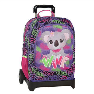 Zaino Organizzato Trolley Staccabile Wwf Illustrato Koala