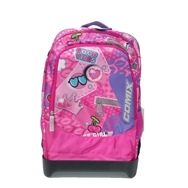Zaino Trolley Stacc. Comix Wave Pins Girl