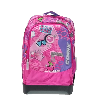 Zaino Trolley Stacc. Comix Wave Pins Girl