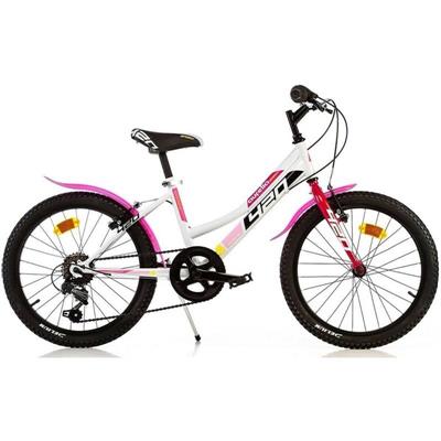 Bicicletta 20 MTB Girl Bianco/Rosa
