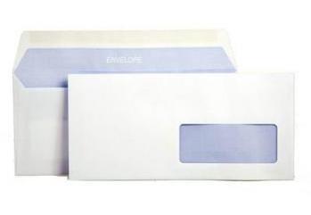 BUSTE 23X11 BIANCO CON FINESTRA CONF. 500PZ.