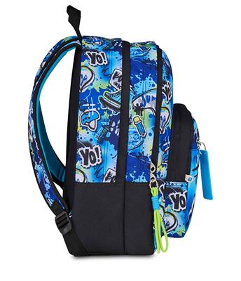 Zaino Doppio Scomparto Sj Gang Sj Ever Cloudy Blue