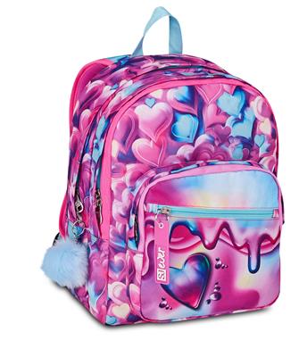 Zaino Doppio Scomparto Sj Gang Sj Ever Pink Beat