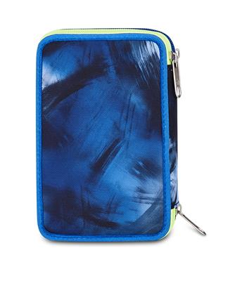 Astuccio 3 Zip Seven Blu Fusion