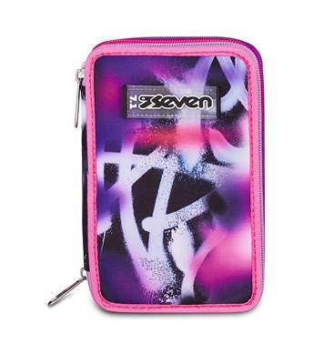 Astuccio 3 Zip Seven Buzzy Note Girl