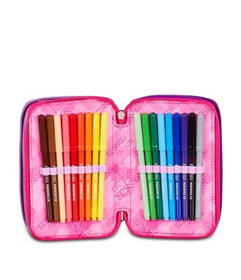 Astuccio 3 Zip Seven Buzzy Note Girl