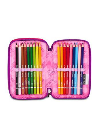 Astuccio 3 Zip Seven Buzzy Note Girl