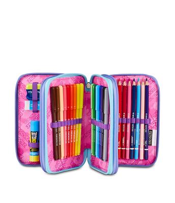 Astuccio 3 Zip Seven Electricvibe Girl