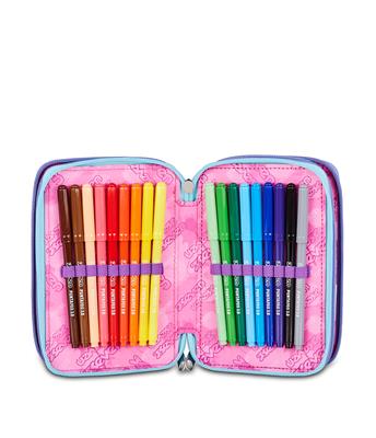 Astuccio 3 Zip Seven Electricvibe Girl