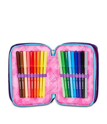 Astuccio 3 Zip Seven Pink Fusion
