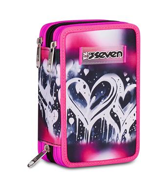 Astuccio 3 Zip Seven Plumpy Line Girl