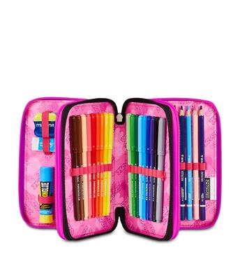 Astuccio 3 Zip Seven Plumpy Line Girl