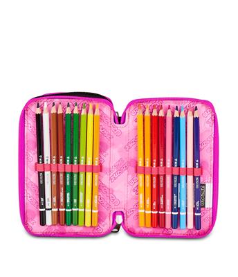 Astuccio 3 Zip Seven Plumpy Line Girl